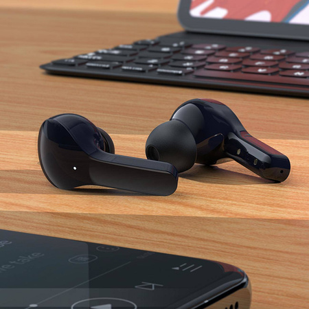 Acefast dokanałowe słuchawki bezprzewodowe TWS Bluetooth szary (T6 modern grey)