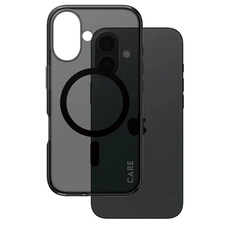CARE by PanzerGlass Flagship Case iPhone 16 6.1&quot; smoke/smokey MagSafe 1349