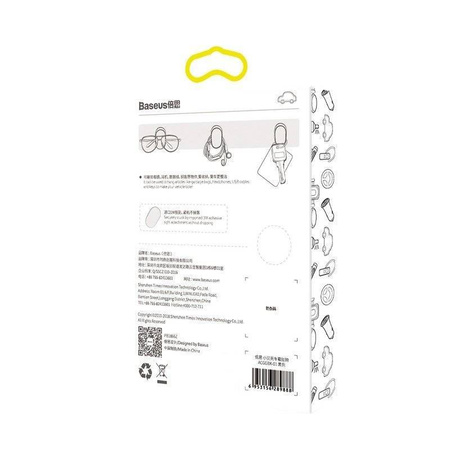 Baseus Hooks, self-adhesive hangers 4 pieces