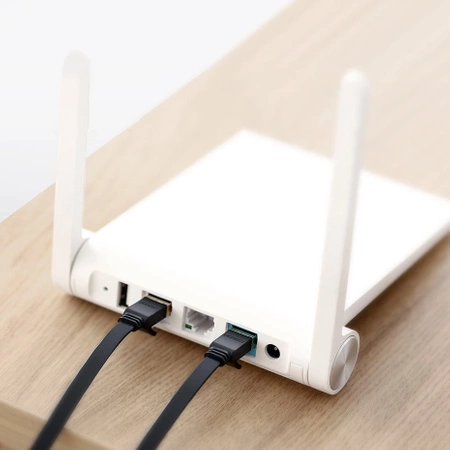 Ugreen Internet Netzwerkkabel Ethernet Patchkabel RJ45 Cat 7 STP LAN 10 Gbps 10m Schwarz (NW106 11265)