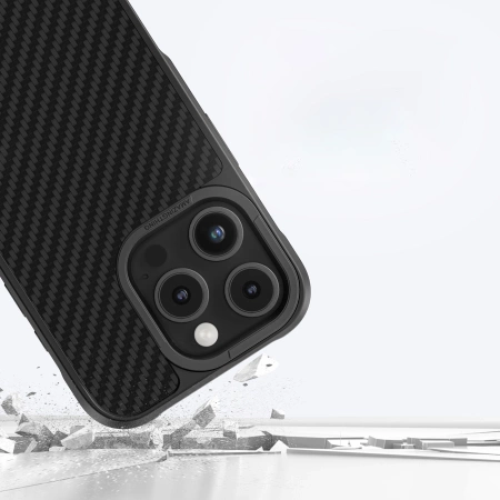 Etui pancerne AMAZINGTHING Titan Max Case z włóknami aramidowymi 1500D do iPhone 16 Pro - czarne