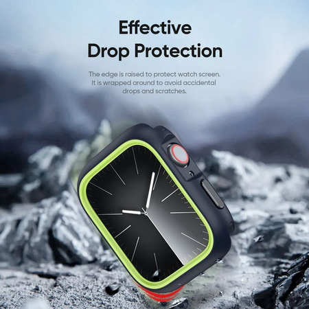 DUX DUCIS futerał BAMO do Apple Watch serii 10 46 mm czarno zielony