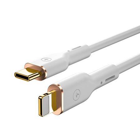WIWU kabel YQ01 USB-C - Lightning 30W 1,2m biały