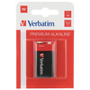 Verbatim Bateria alkaliczna 9V 6LR61      1szt czarny/black 49924