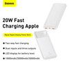 Powerbank Baseus Bipow 10000mAh, 2xUSB, USB-C, 20W (biały)
