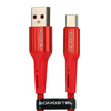 SOMOSTEL KABEL USB MICRO USB 3.6A CZERWONY QC 3.0 1M  SMS-BW06