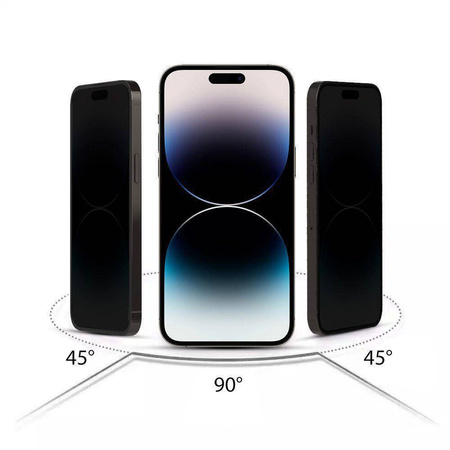 Szkło Hartowane APPLE IPHONE 15 PLUS Hofi Anti Spy Glass Pro+ Privacy