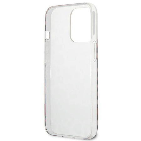 Etui IPHONE 13 PRO Guess Hardcase Leopard (GUHCP13LHSLEOP) różowe