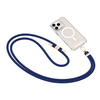 TECH-PROTECT C7S ROPE CROSSBODY STRAP NAVY BLUE/GOLD