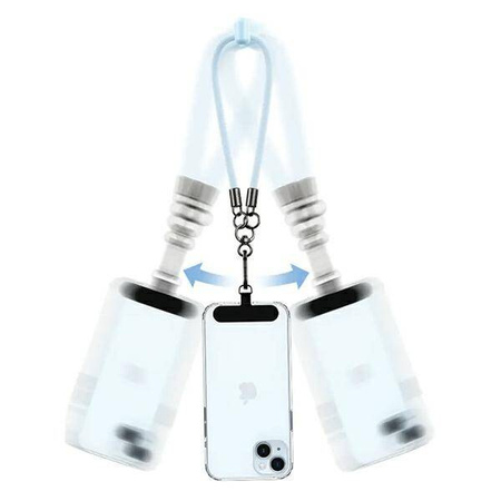 Uniwersalna Smycz do Telefonu 30cm USAMS ZB283GS03 (US-ZB283) różowe