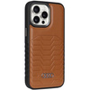 Audi Synthetic Leather MagSafe iPhone 15 Pro Max 6.7" brązowy/brown hardcase AU-TPUPCMIP15PM-GT/D3-BN