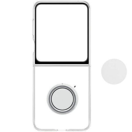 Silikon-Gadget-Hülle für Samsung Galaxy Z Flip 5 – transparent