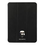 Original Case IPAD PRO 11" 2021 Karl Lagerfeld Book Cover Saffiano Karl Iconic (KLFC11OKMK) black