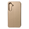 Kabura DUAL POCKET Book do SAMSUNG S25 złoty