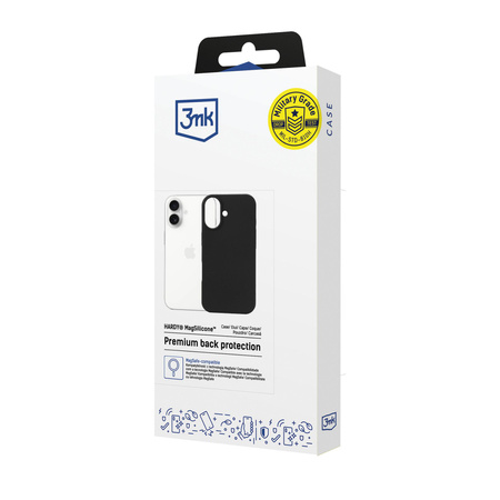 Apple iPhone 17 - 3mk Hardy MagSilicone Graphite