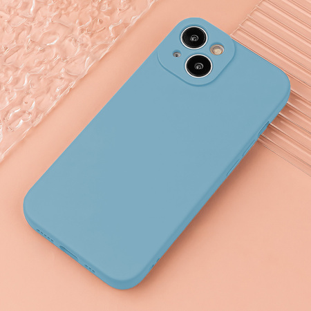 Nakładka Silicon do iPhone 16 Plus 6,7&quot; błękitna