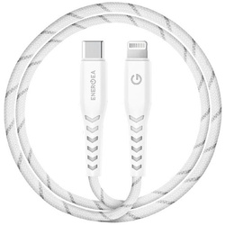 ENERGEA kabel Nyloflex USB-C - LightningC94 MFI 1.5m biały/white