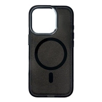 Etui Glitter Case MagSafe na iPhone 16 Pro - czarne z brokatem