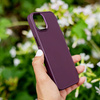 Nakładka Satin do Samsung Galaxy A54 5G burgundowa