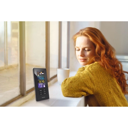 Hama Color Edge Wetterstation – Schwarz