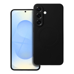 Futerał SILICONE MAG COVER kompatybilny z MagSafe do SAMSUNG S25 EDGE czarny