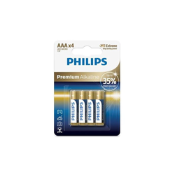 Bateria PHILIPS AAA LR03 Blister 4szt Premium Alkaline