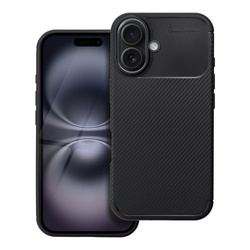 Futerał CARBON PREMIUM do IPHONE 16 czarny