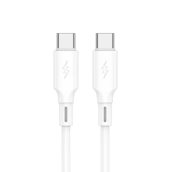 Kabel USB-C do USB-C Jellico B24 PD 60W 1m biały