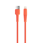 Setty kabel USB - Lightning 1,5 m 2,1A KSA-L-1.5210 pomarańczowy