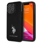 US Polo USHCP13LUMHK iPhone 13 Pro / 13 6,1" czarny/black hardcase Horses Logo