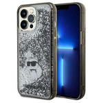 Karl Lagerfeld nakładka do iPhone 13 Pro 6,1" KLHCP13LLKCNSK HC LIQ. GLITTER C transparentna
