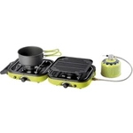 Kuchenka turystyczna na kemping podwójna DUAL COMPACT + GRILL