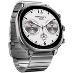 HIFUTURE smartwatch ze stali nierdzewnej ze sztuczną inteligencją AIX (OLED) (CORNING GORILLA GLASS) srebrny