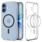 SPIGEN futerał ULTRA HYBRID MAG kompatybilny z MagSafe do IPHONE 17 clear graphite