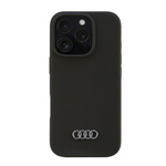 Audi nakładka Silicone Case do iPhone 16 Pro 6.3" czarna