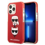 Karl Lagerfeld KLHCP13LTPE2TR iPhone 13 Pro / 13 6,1" hardcase czerwony/red Karl&Choupette Head