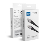 Kabel Blue Star z oplotem ze złączem USB C do Lightning 2,4A