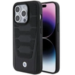 Etui BMW Leather Seats Pattern na iPhone 15 Pro Max - czarne