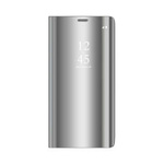 Etui Smart Clear View do Samsung Galaxy S23 srebrne