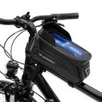 Wozinsky torba rowerowa na ramę z etui na telefon 1,7 l czarna (WBB28BK)