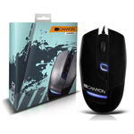 MYSZ OPTYCZNA PRZEWODOWA GAMING CZARNA CANYON CNS-SGM4B