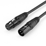 UGREEN AV130 Kabel XLR żeński do XLR męski - 1m (czarny)