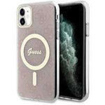 Guess GUHMN61H4STP iPhone 11 6.1" różowy/pink hardcase 4G MagSafe