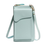 Torebka / saszetka na telefon z funkcją portfela, (18*11*5cm), MINT / MIĘTOWY