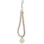 Guess zawieszka GUSTSAS4P Phone Strap różowy/pink Chain Metal 4G Charm
