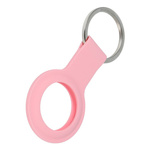 Brelok silikonowy do AIRTAG różowy