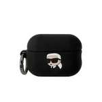 Karl Lagerfeld Silicone NFT Karl Head 3D - Etui AirPods Pro 2 (czarny)