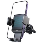 Uchwyt na telefon Joyroom JR-ZS341 z ładowaniem bezprzewodowym do kratki nawiewu - czarny