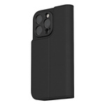 Moshi Overture MagSafe - Skórzane etui 3w1 z klapką iPhone 16 Pro Max (Charcoal Black)