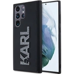 Etui Karl Lagerfeld 3D Rubber Glitter Logo na Samsung Galaxy S23 Ultra - czarne